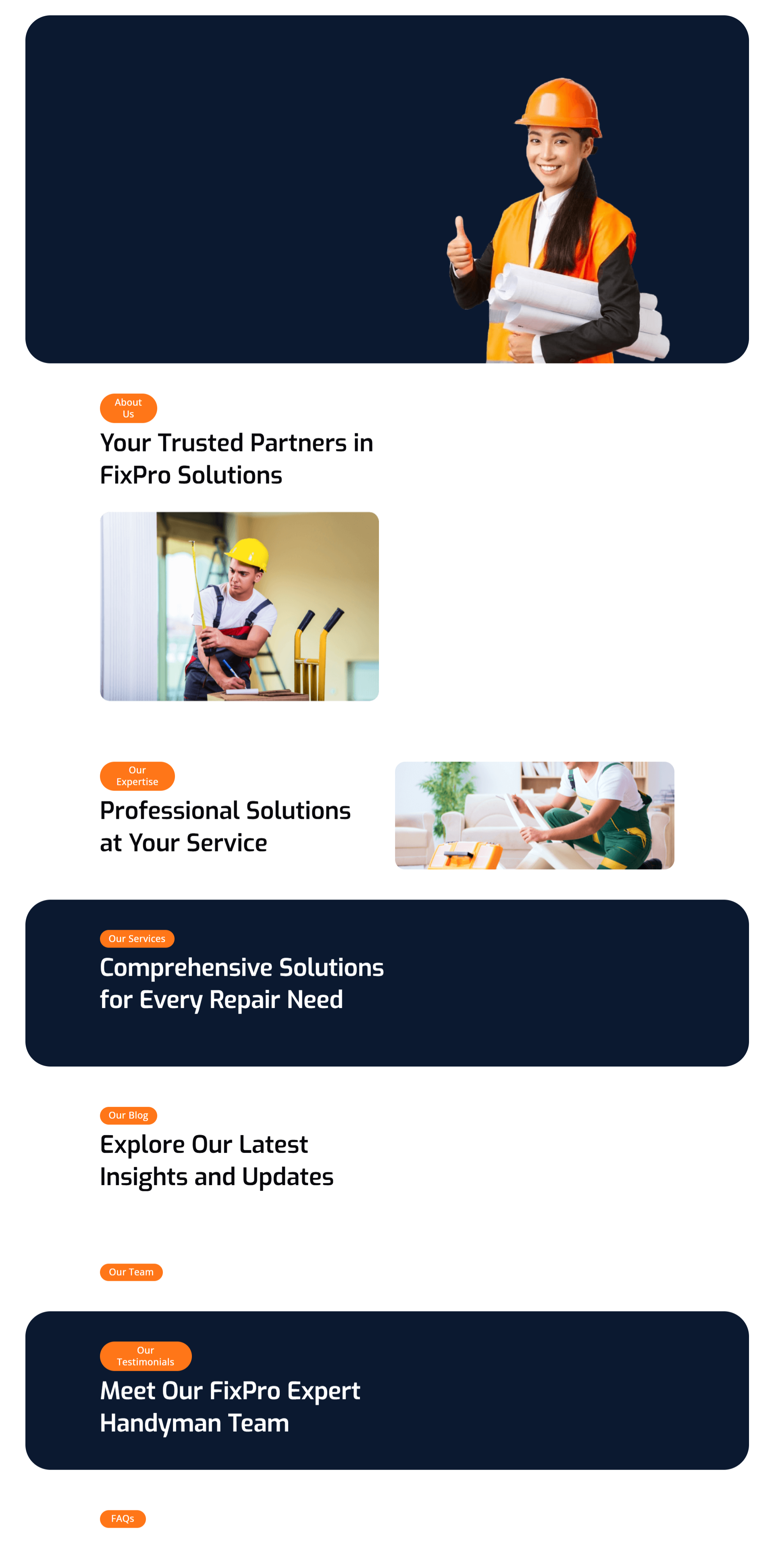 Landing Page | FixPro