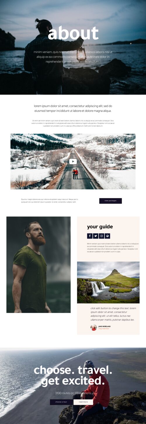 Local Tourism Guide - About 1