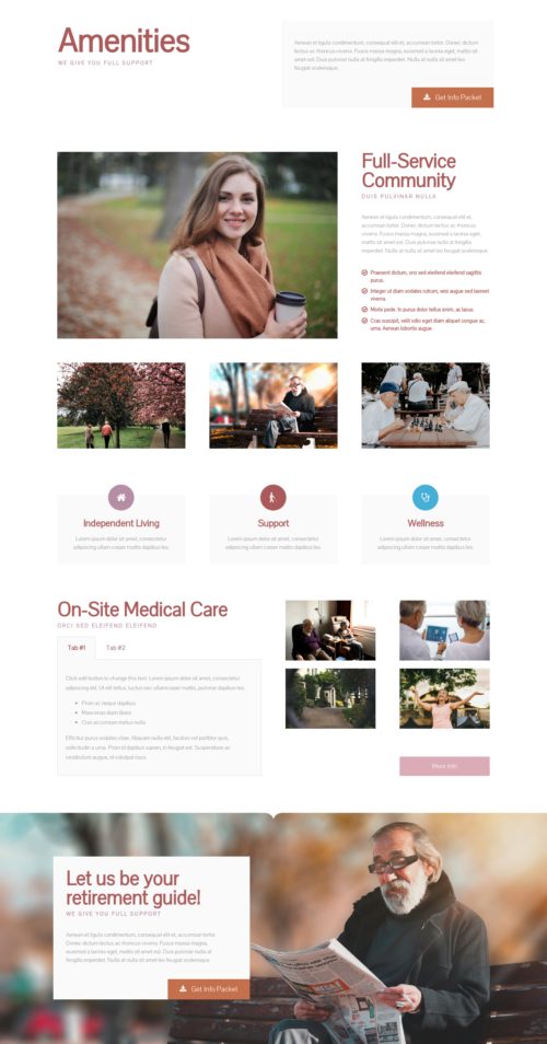 Retirement Community Amenities 