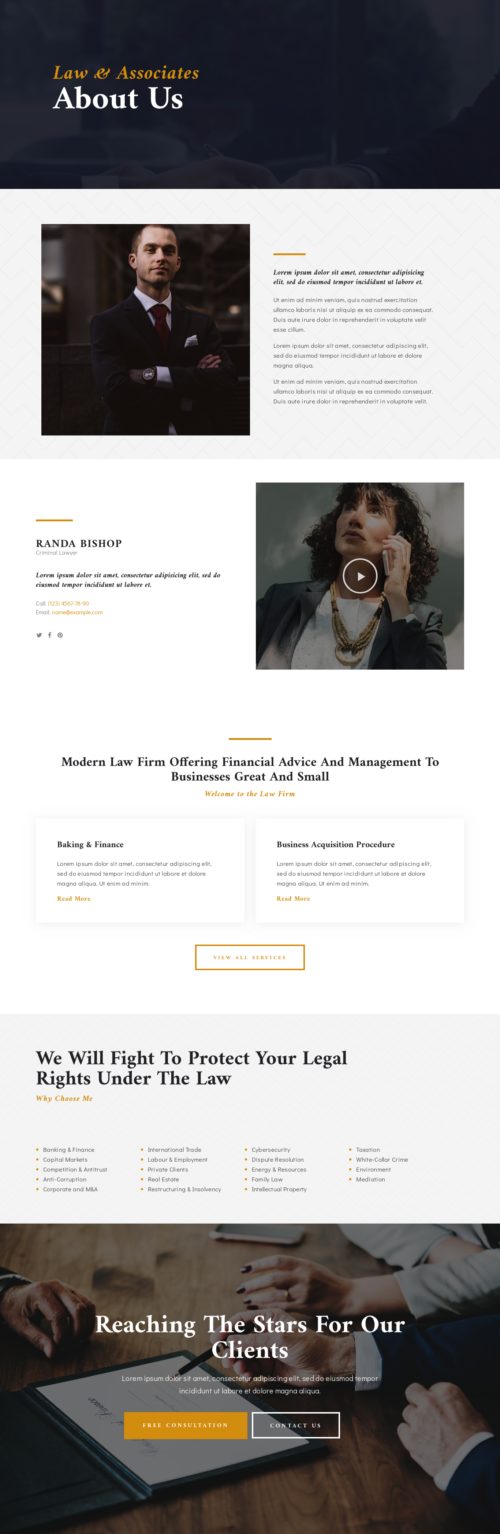 Law Firm - About 1