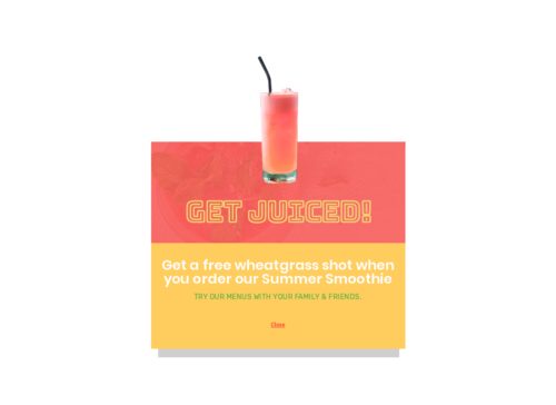 Juice Bar - Popup