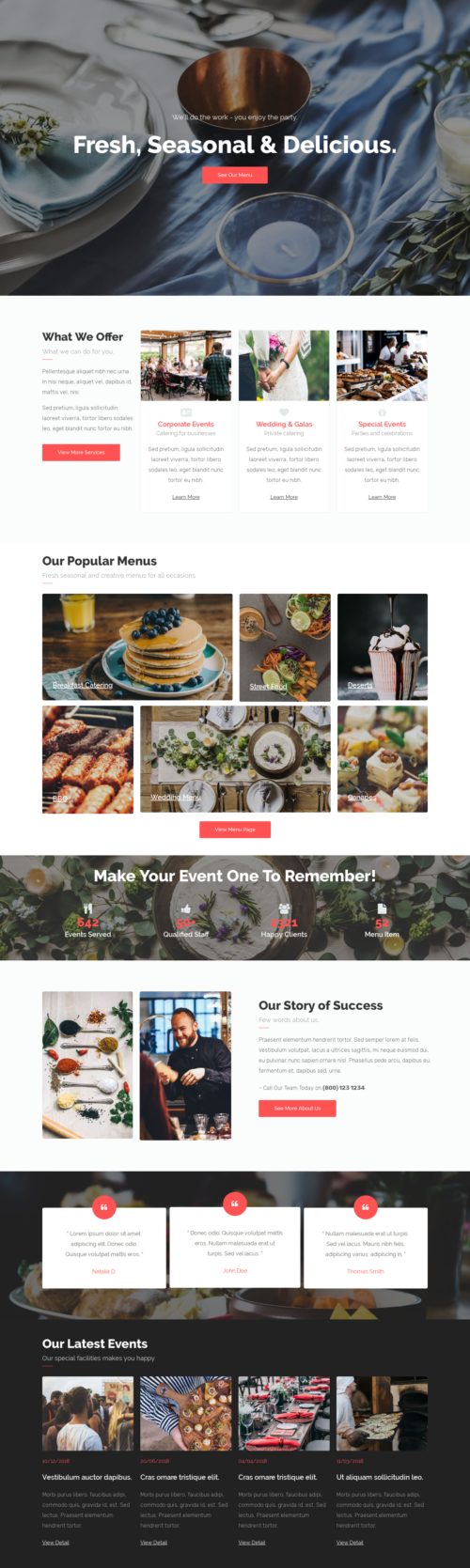 Catering Business - Home 2