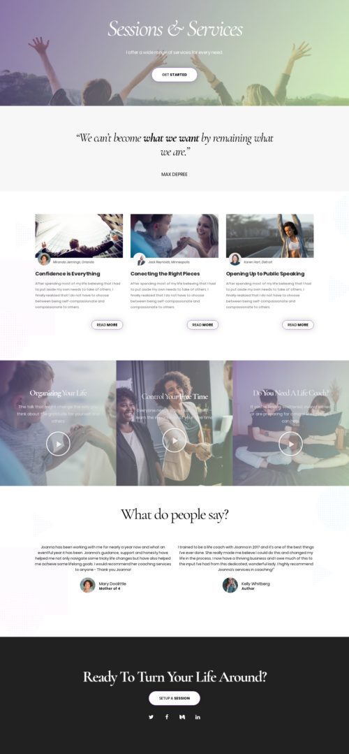 Life Coach - Services 1