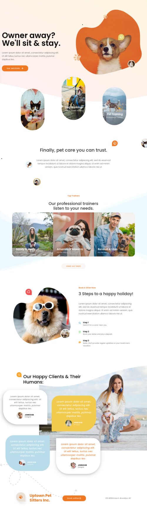 Pet sitters - Home 1