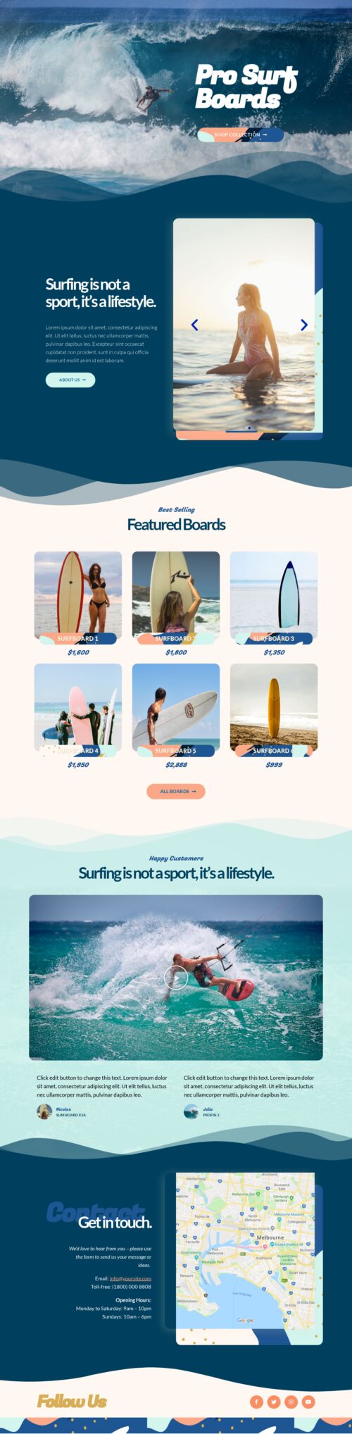 Surf Shop - Home 1