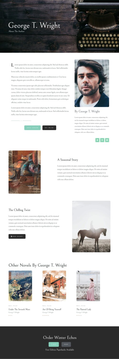 Indie Publishing House Author Profile