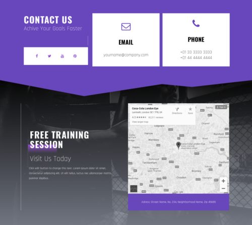 Personal Trainer - Contact 1