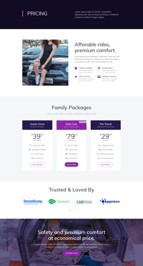 Local Ride Share - Pricing