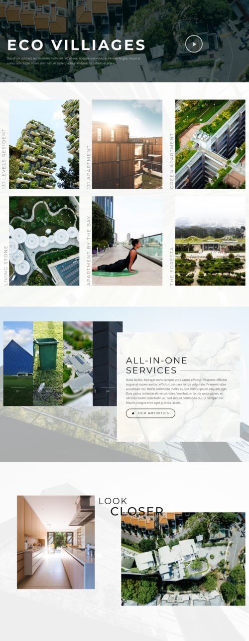 Sustainable Housing - Our Projects