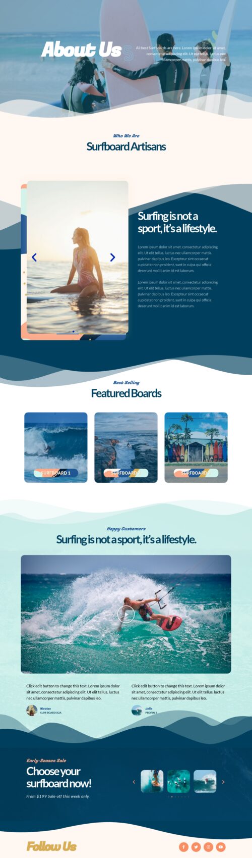 Surf Shop - About us