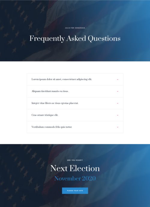 Local Politician - FAQ 1