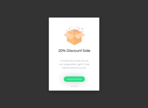 SaaS App - Pop Up