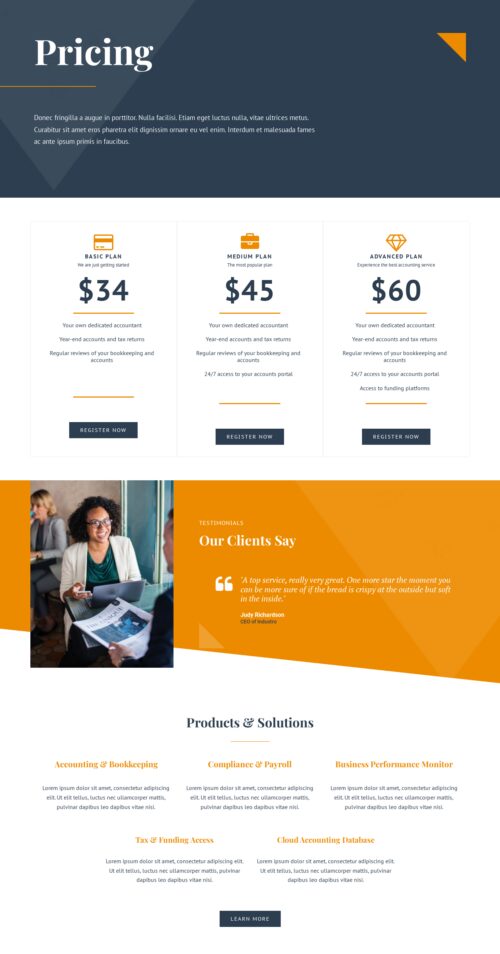 Accounting Firm - Pricing