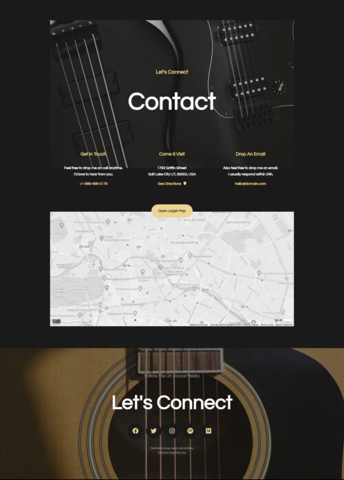Music Lessons Contact us