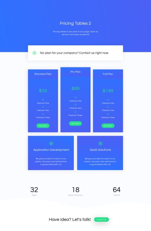 SaaS App - Pricing 2