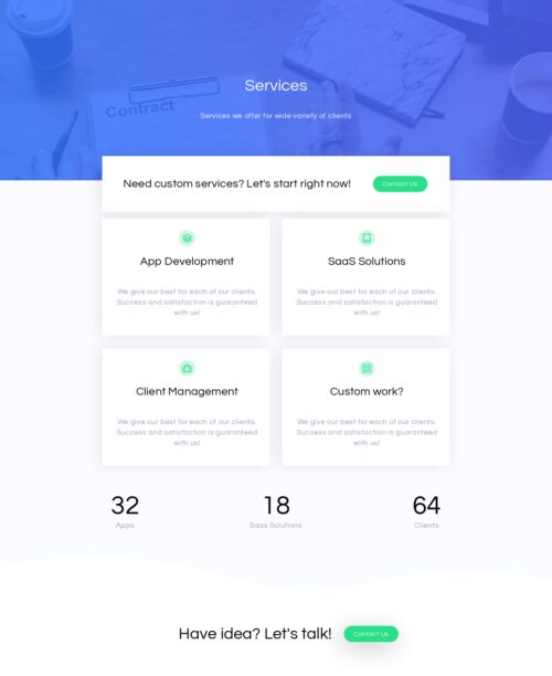 SaaS App - Services 2