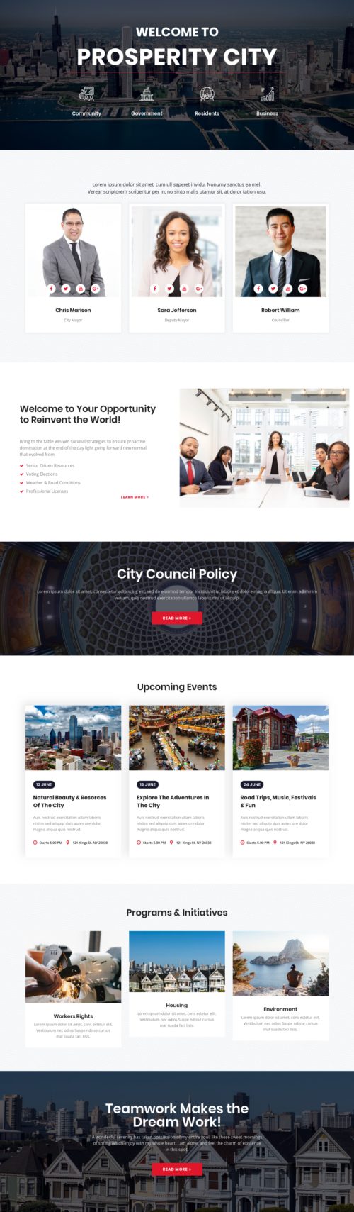 City Council - Home 2