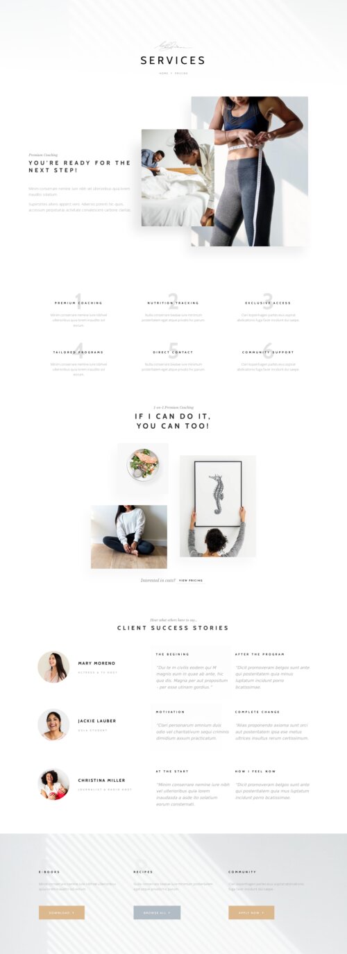 Minimalist Lifestyle Services