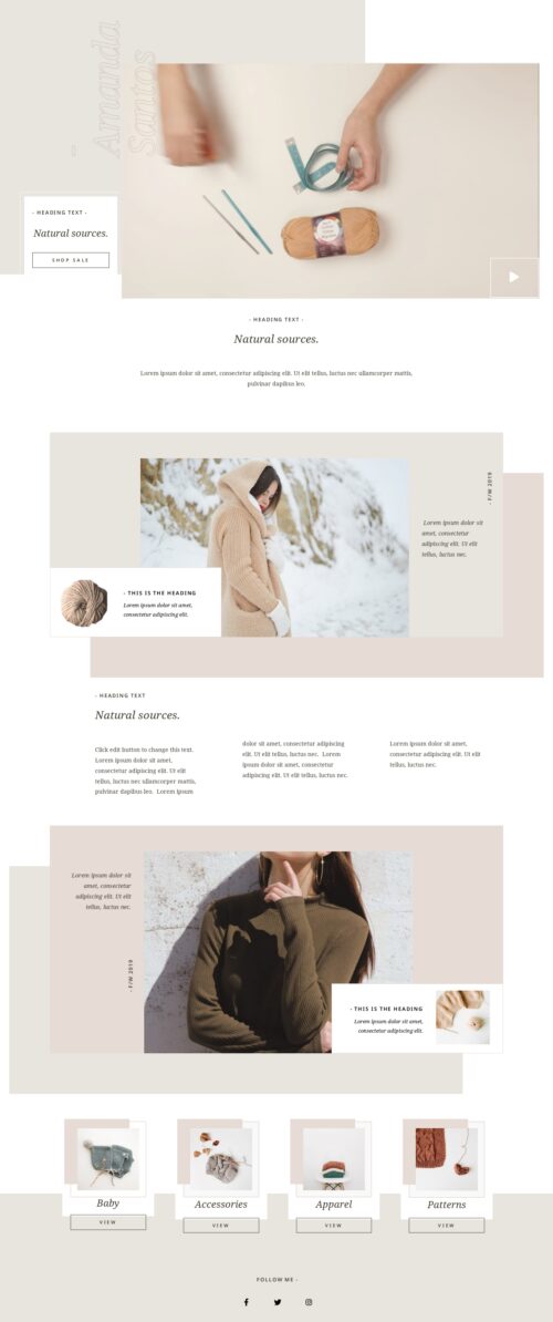 Handmade Fashion - Home 2