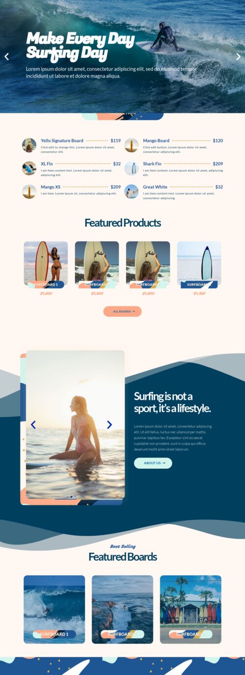 Surf Shop - Home 4