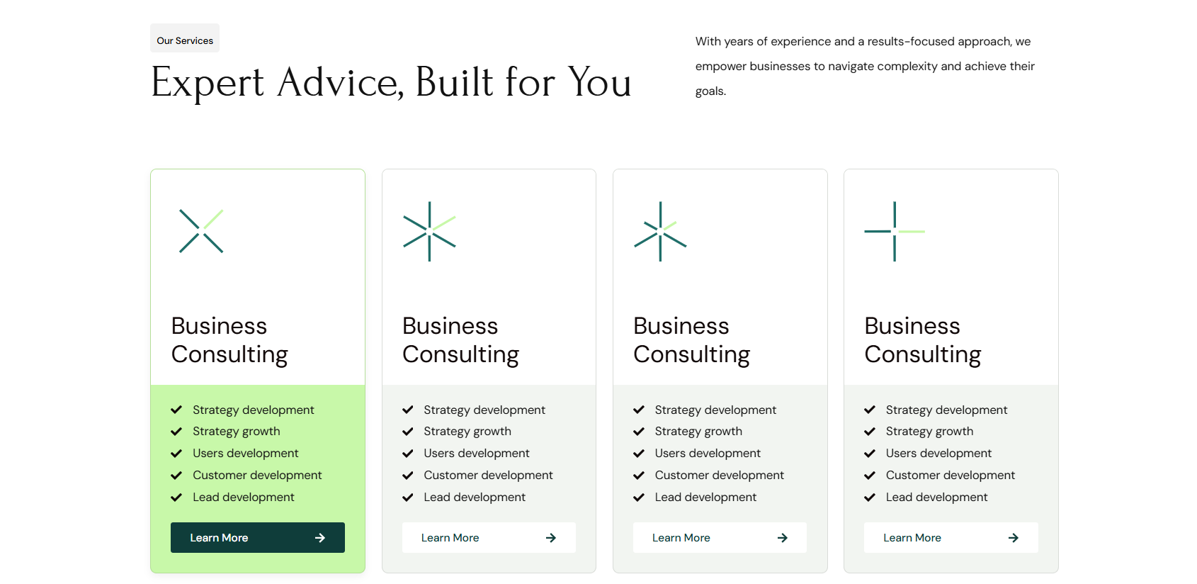 Business Consultant - 2 - Features