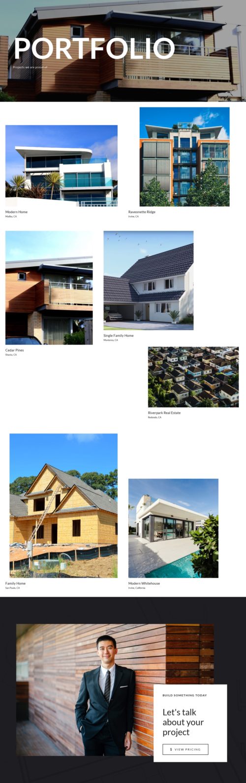 Home Construction - Portfolio 2