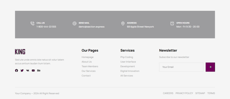 Footer c2475