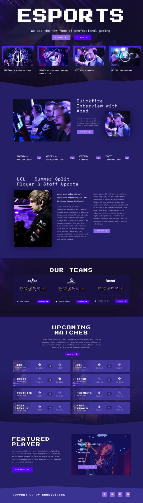 Esports Home 1