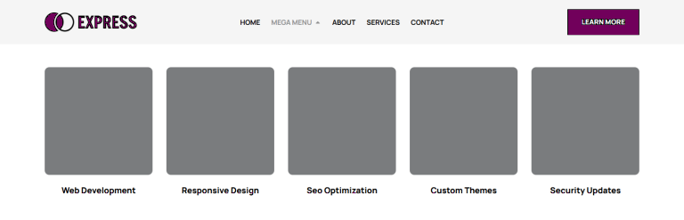 Mega Menu c3372