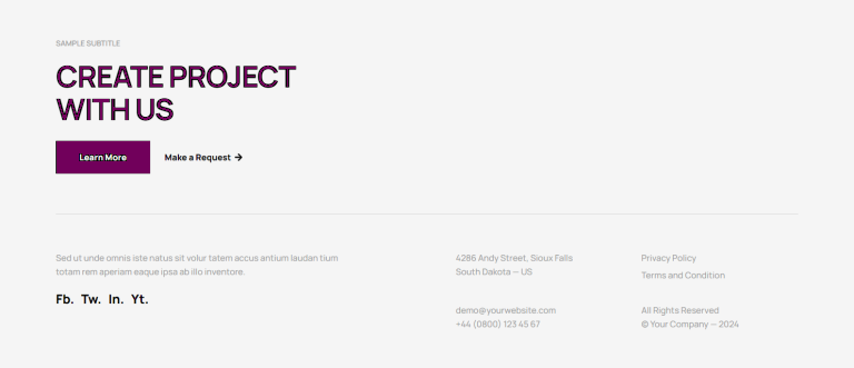 Footer c2453