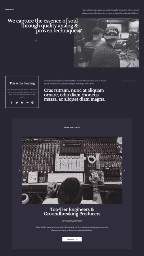 Recording Studio - About Us 1