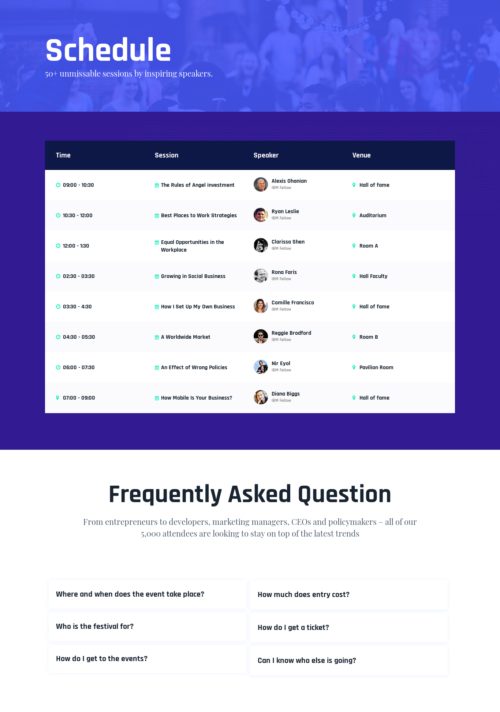 Conference Schedule