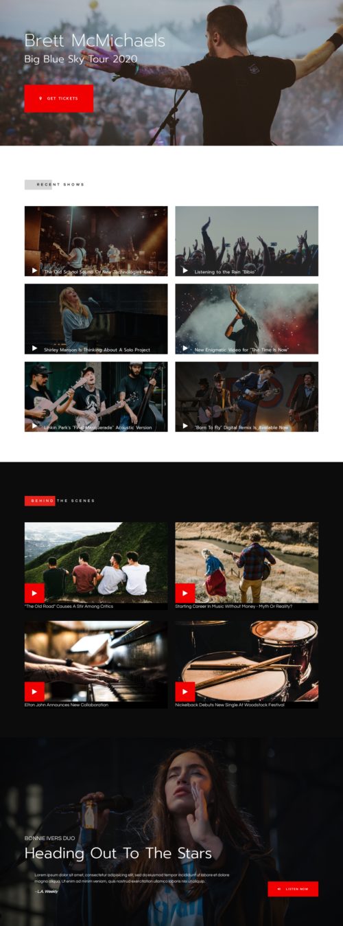 Indie Record Label - Shows