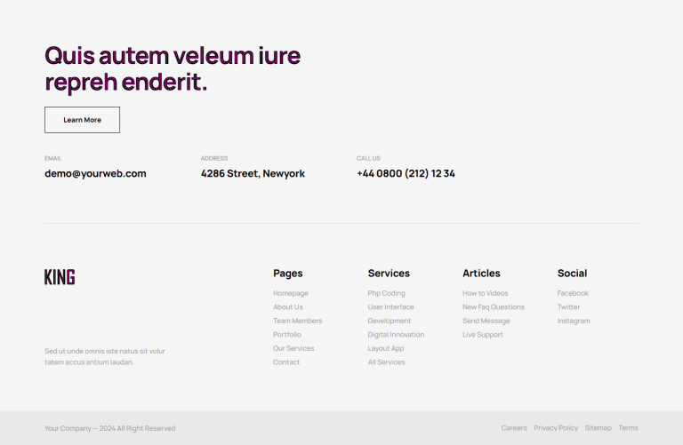 Footer c2454