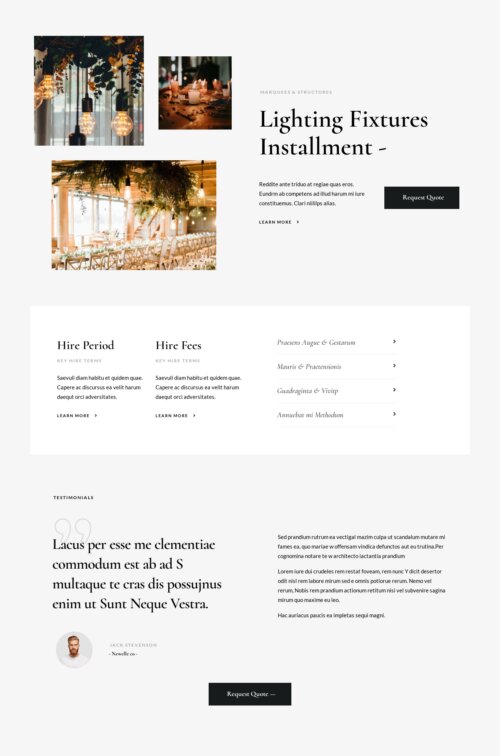 Event Planner Single Service