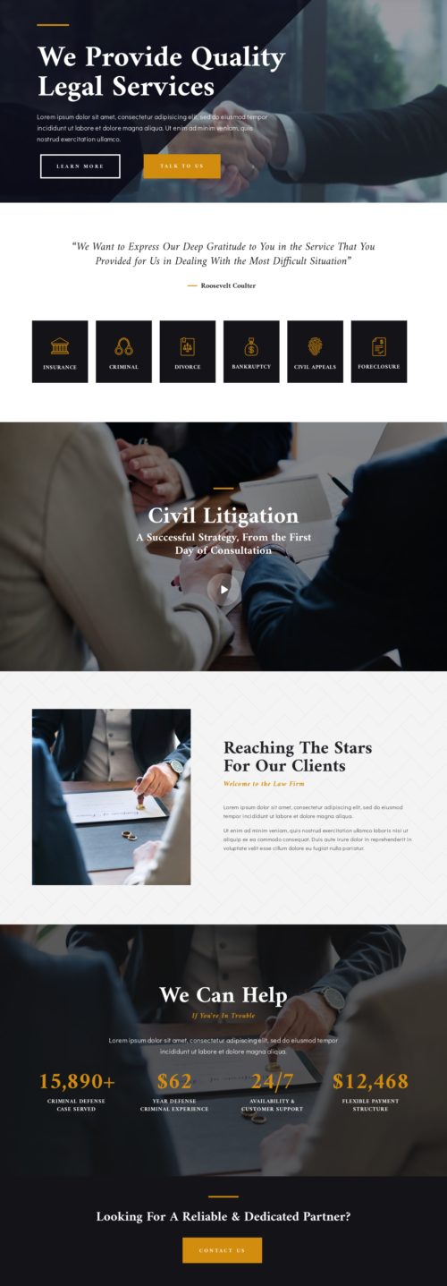 Law Firm - Home 1