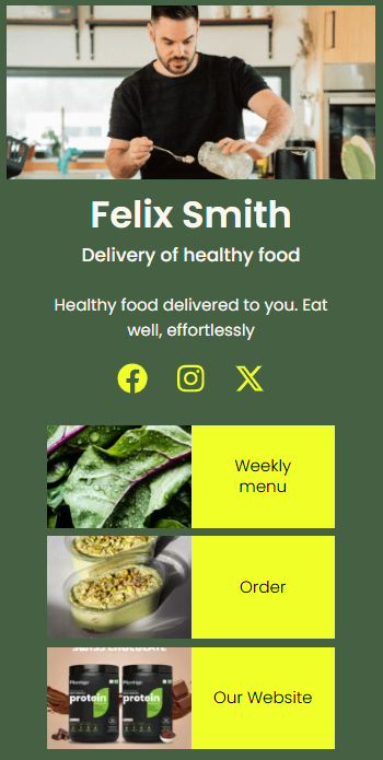 Link in Bio – Chef & Food Creator