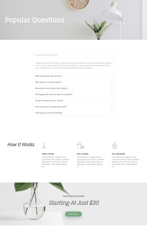 House Cleaning Company - FAQ