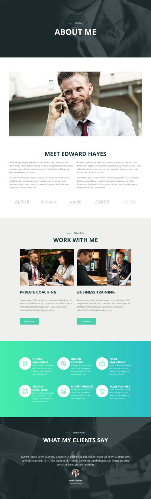 Business Coach - About 1