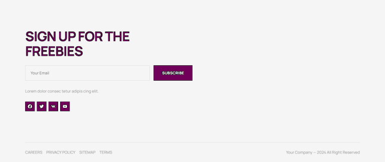 Footer c2465