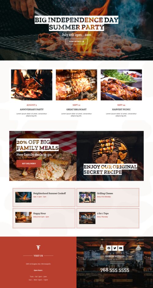 BBQ Restaurant - Events