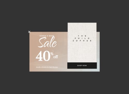Self Published Author - Popup