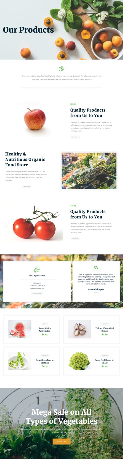 Organic Food Store - Product 2