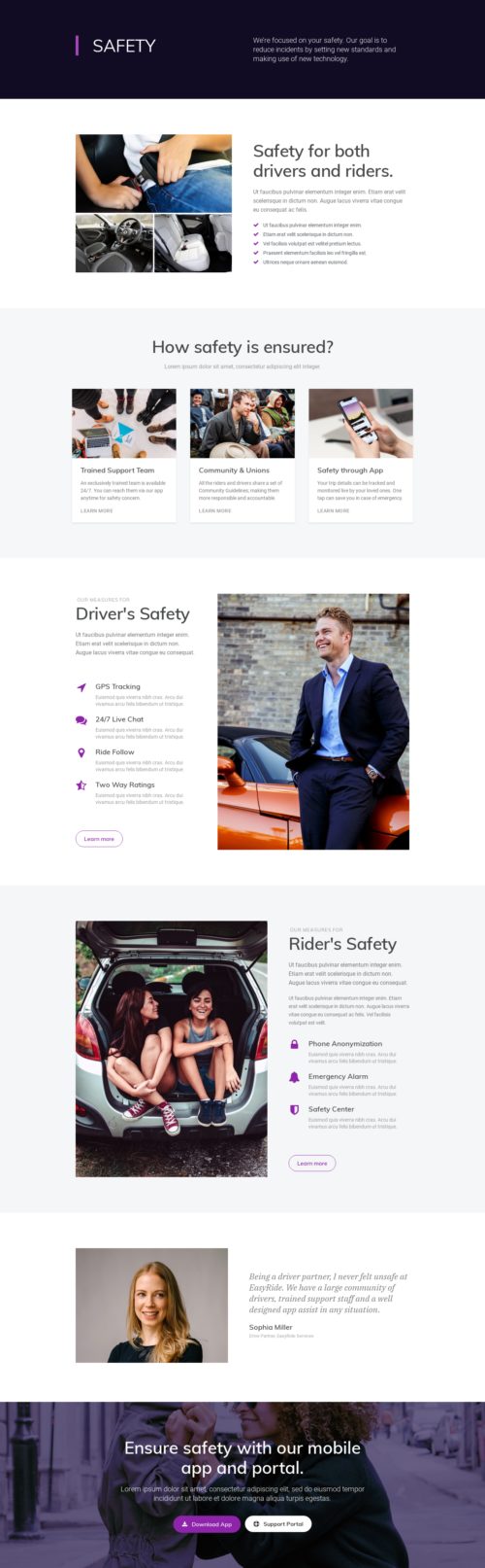 Local Ride Share - Safety