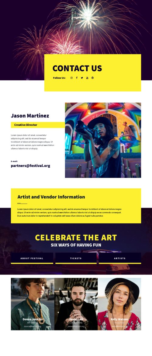 Arts Festival - Getting here