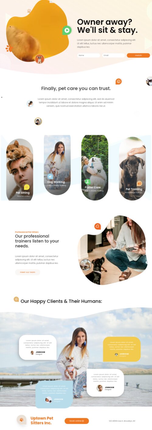 Pet sitters - Home 2