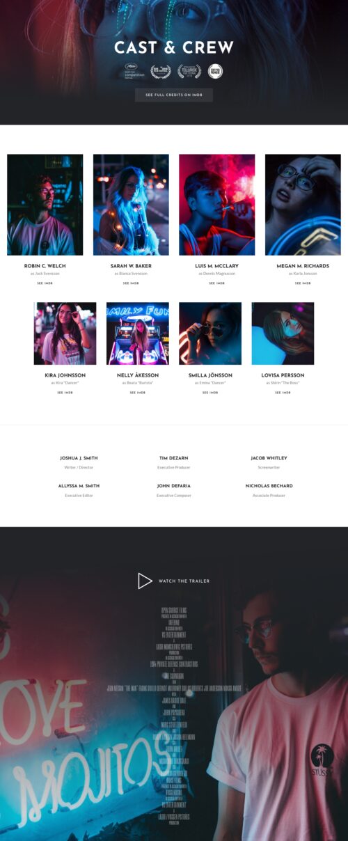 Independent Film - Cast & Crew 1