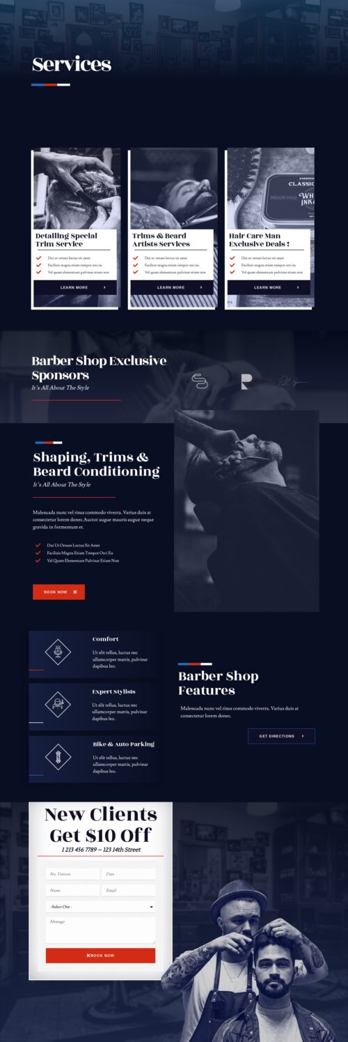 Barber - Product Landing