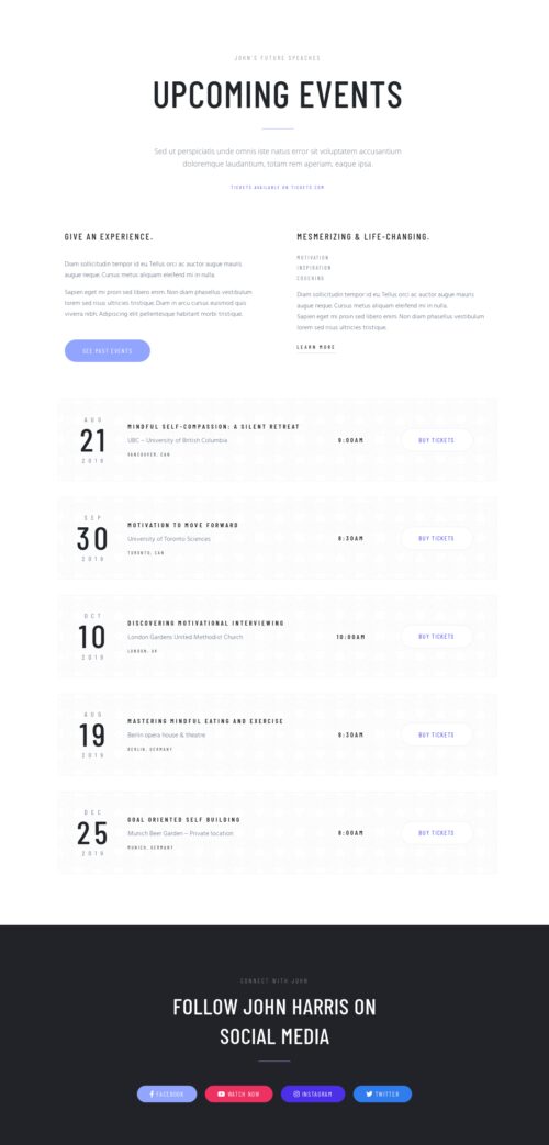 Motivational Speaker - Events 1