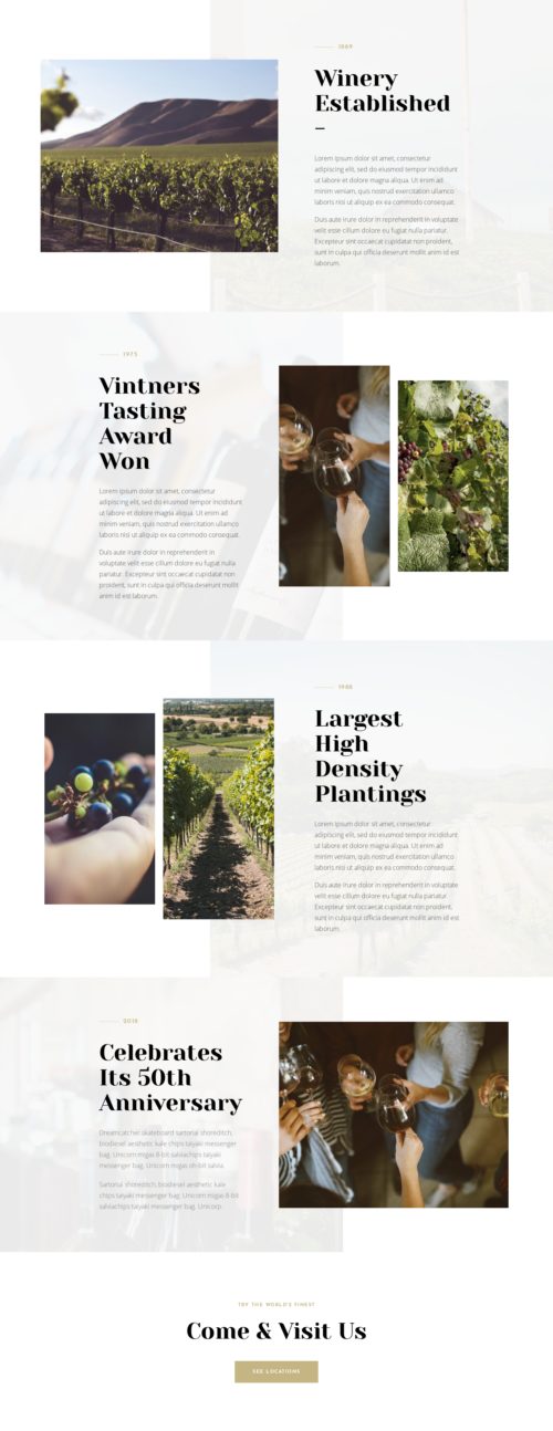 Winery - History